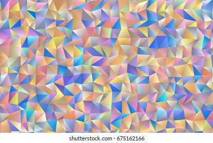 Dark Blue, Yellow vector polygon abstract background. A sample with polygonal shapes. The polygonal design can be used for your web site.