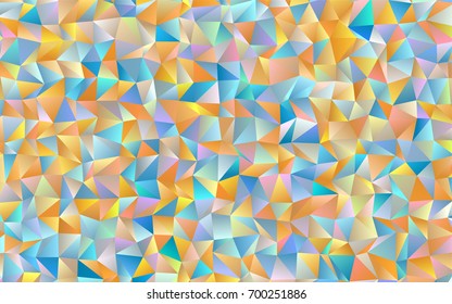 Dark Blue, Yellow vector polygon abstract pattern. Brand-new colored illustration in blurry style with gradient. The textured pattern can be used for background.