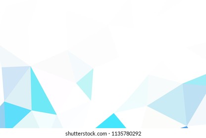 Dark Blue, Yellow vector polygonal pattern. A completely new color illustration in a polygonal style. Pattern for a brand book's backdrop.