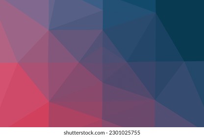 Dunkelblau, gelber, mehrfarbiger Vektorhintergrund. Farbige Illustration im abstrakten Stil mit Farbverlauf. Polygonal Design für Ihre Website.
