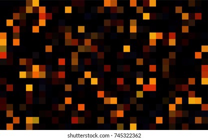 Dark Blue, Yellow vector polygonal illustration, which consist of rectangles. Rectangular pattern for your business design. Geometric background in Origami style with gradient. 