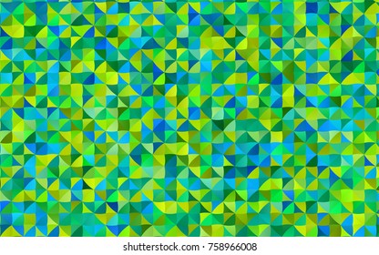 Dark Blue, Yellow vector polygonal pattern. An elegant bright illustration with gradient. The template can be used as a background for cell phones.