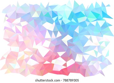 Dark Blue, Yellow vector polygonal template. Shining illustration, which consist of triangles. The elegant pattern can be used as part of a brand book.