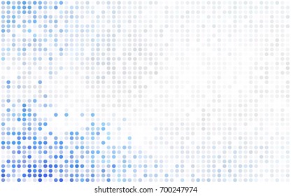 Dark Blue, Yellow vector red pattern of geometric circles, shapes. Colorful mosaic banner. Geometric background with colored disks.