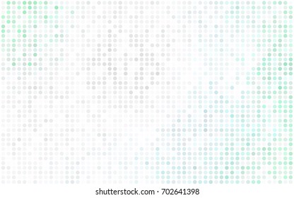 Dark Blue, Yellow vector red pattern of geometric circles, shapes. Colorful mosaic banner. Geometric background with colored disks.