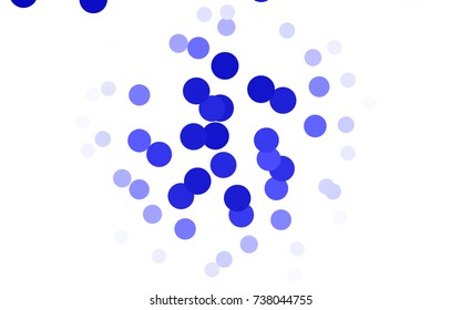Dark Blue, Yellow vector red pattern of geometric circles, shapes. Colorful mosaic banner. Geometric background with colored disks.