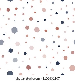 Dark Blue, Yellow vector seamless texture with colorful hexagons. Colorful hexagons on white backdrop. Beautiful design for your business advert.