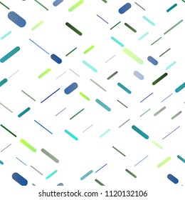 Dark Blue, Yellow vector seamless layout with flat lines. Modern geometrical abstract illustration with staves. The pattern can be used for busines ad, booklets, leaflets