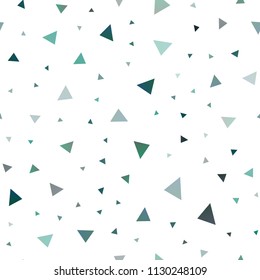 Dark Blue, Yellow vector seamless backdrop with lines, triangles. Triangles on abstract background with colorful gradient. The template can be used as a background.