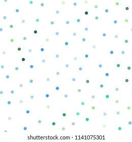 Dark Blue, Yellow vector seamless background with bubbles. Blurred decorative design in abstract style with bubbles. New design for ad, poster, banner of your website.
