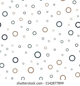 Dark Blue, Yellow vector seamless cover with spots. Blurred bubbles on abstract background with colorful gradient. Pattern can be used for futuristic ad, booklets.