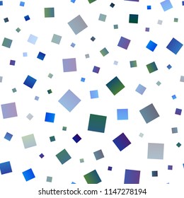 Dark Blue, Yellow vector seamless template with crystals, rectangles. Modern abstract illustration with colorful rectangles. The template can be used as a background.