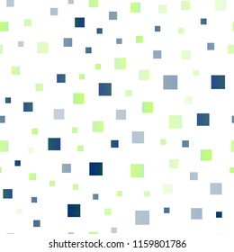 Dark Blue, Yellow vector seamless layout with lines, rectangles. Beautiful illustration with rectangles and squares. Pattern can be used for websites.