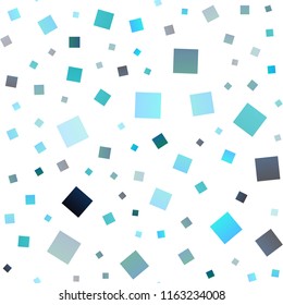 Dark Blue, Yellow vector seamless layout with lines, rectangles. Glitter abstract illustration with rectangular shapes. Modern template for your landing page.