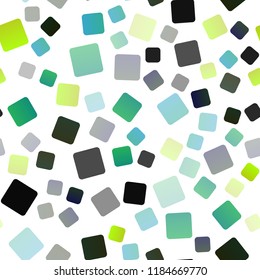 Dark Blue, Yellow vector seamless background with rectangles. Decorative design in abstract style with rectangles. Best design for your ad, poster, banner.