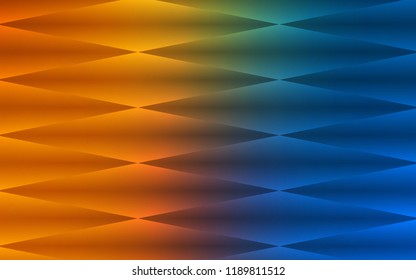 Dark Blue, Yellow vector seamless cover in polygonal style. Abstract gradient illustration with rectangles. Trendy design for wallpaper, fabric makers.
