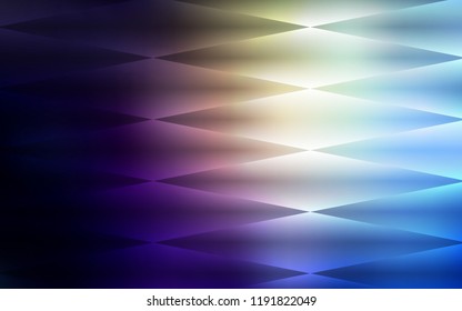 Dark Blue, Yellow vector seamless pattern in square style. Modern abstract illustration with colorful rectangles. Trendy design for wallpaper, fabric makers.