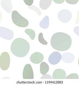 Dark Blue, Yellow vector seamless cover with circles. Illustration with set of shining colorful abstract circles. Template for business cards, websites.