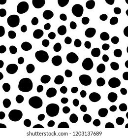 Dark Blue, Yellow vector seamless texture with disks. Blurred bubbles on abstract backdrop with colorful gradient. Trendy design for wallpaper, fabric makers.