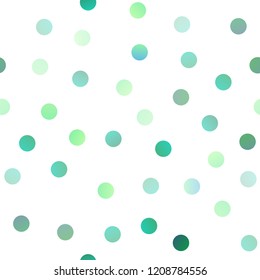 Dark Blue, Yellow vector seamless background with bubbles. Illustration with set of shining colorful abstract circles. The pattern can be used for ads, leaflets of liquid.