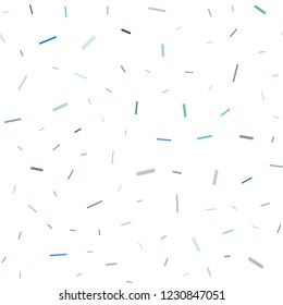 Dark Blue, Yellow vector seamless template with repeated sticks. Lines on blurred abstract background with gradient. Best design for your ad, poster, banner.