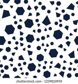 Dark Blue, Yellow vector seamless, isometric background with triangles, cubes. Illustration with colorful triangles, rectangles. Pattern for design of fabric, wallpapers.