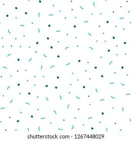 Dark Blue, Yellow vector seamless layout with circles, lines. Abstract illustration with colorful discs and triangles. Template for business cards, websites.