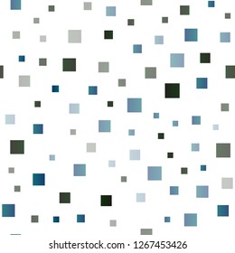 Dark Blue, Yellow vector seamless background with rectangles. Decorative design in abstract style with rectangles. The template can be used as a background.