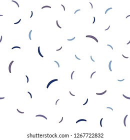 Dark Blue, Yellow vector seamless background with wry lines. An elegant bright illustration with gradient. Elegant pattern for a brand book.