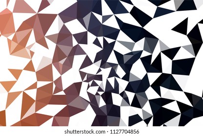 Dark Blue, Yellow vector shining triangular backdrop. Modern abstract illustration with triangles. Textured pattern for your backgrounds.