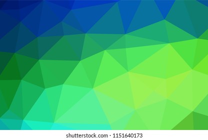 Dark Blue, Yellow vector shining hexagonal template. Shining colored illustration in a Brand new style. The textured pattern can be used for background.