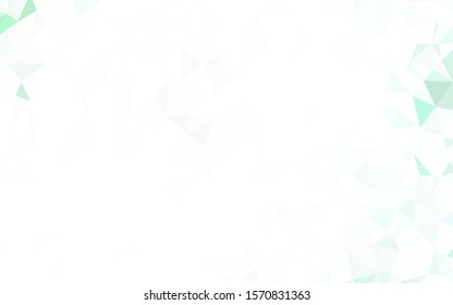 Dark Blue, Yellow vector shining triangular background. Polygonal abstract illustration with gradient. Pattern for a brand book's backdrop.