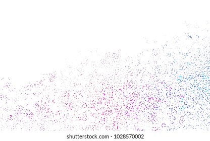 Dark Blue, Yellow vector of small triangles on white background. Illustration of abstract texture of triangles. Pattern design for banner, poster, cover.