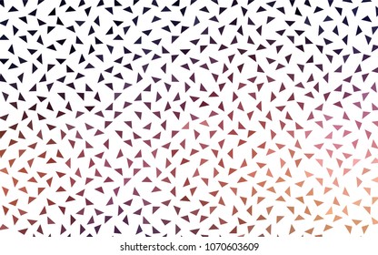 Dark Blue, Yellow vector of small triangles on white background. Illustration of abstract texture of triangles. Pattern design for banner, poster, cover.