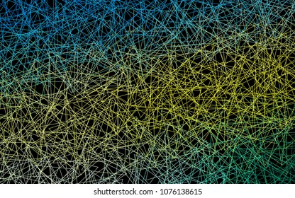 Dark Blue, Yellow vector of small triangles on white background. Illustration of abstract texture of triangles. Pattern design for banner, poster, cover.