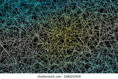 Dark Blue, Yellow vector of small triangles on white background. Illustration of abstract texture of triangles. Pattern design for banner, poster, cover.