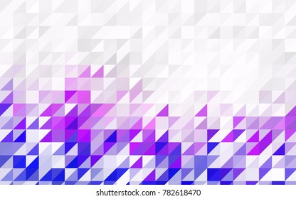 Dark Blue, Yellow vector of small triangles on white background. Illustration of abstract texture of triangles. Pattern design for banner, poster, cover.