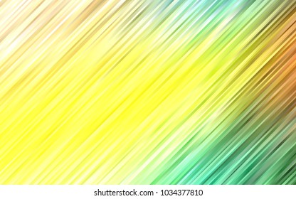Dark Blue, Yellow vector template with abstract lines. A vague circumflex abstract illustration with gradient. A completely new template for your business design.