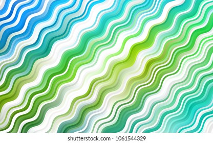 Dark Blue, Yellow vector template with bubble shapes. Shining illustration, which consist of blurred lines, circles. The elegant pattern for brand book.