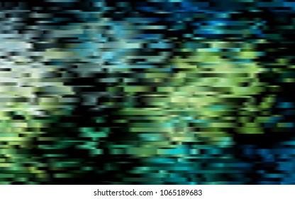 Dark Blue, Yellow vector template with repeated sticks. Lines on blurred abstract background with gradient. Best design for your ad, poster, banner.