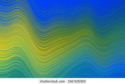 Dark Blue, Yellow vector template with bubble shapes. Geometric illustration in marble style with gradient.  New composition for your brand book.