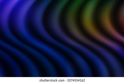 Dark Blue, Yellow vector template with bubble shapes. A sample with blurred bubble shapes. Textured wave pattern for backgrounds.