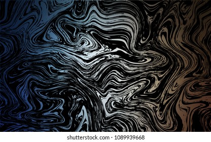 Dark Blue, Yellow vector template with abstract circles. A vague circumflex abstract illustration with gradient. Brand-new design for your ads, poster, banner.