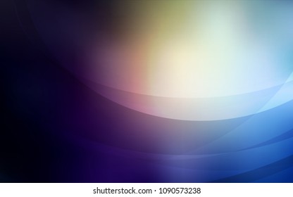 Dark Blue, Yellow vector template with liquid shapes. A completely new color illustration in marble style. Marble design for your web site.