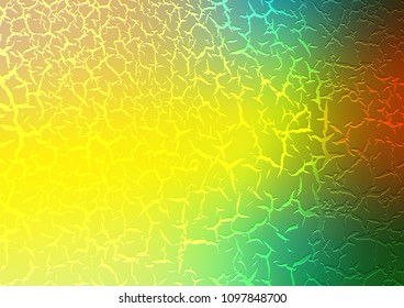 Dark Blue, Yellow vector template with bubble shapes. Shining illustration, which consist of blurred lines, circles. The template for cell phone backgrounds.