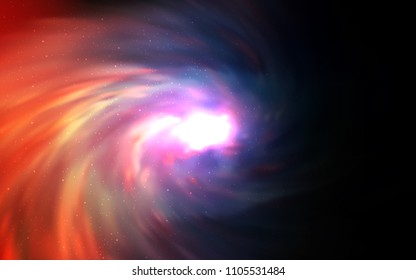 Dark Blue, Yellow vector template with space stars. Modern abstract illustration with Big Dipper stars. Template for cosmic backgrounds.