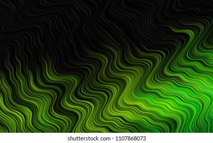 Dark Blue, Yellow vector template with lines, ovals. Brand new colored illustration in marble style with gradient. Marble style for your business design.