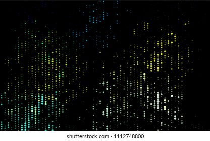 Dark Blue, Yellow vector  template with circles. Blurred bubbles on abstract background with colorful gradient. The pattern can be used for beautiful websites.