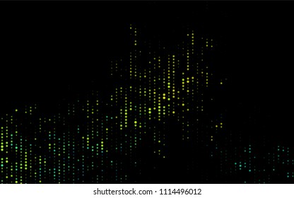 Dark Blue, Yellow vector  template with circles. Modern abstract illustration with colorful water drops. New design for ad, poster, banner of your website.