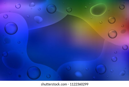 Dark Blue, Yellow vector template with lines, ovals. Shining crooked illustration in memphis style. Brand-new design for your ads, poster, banner.